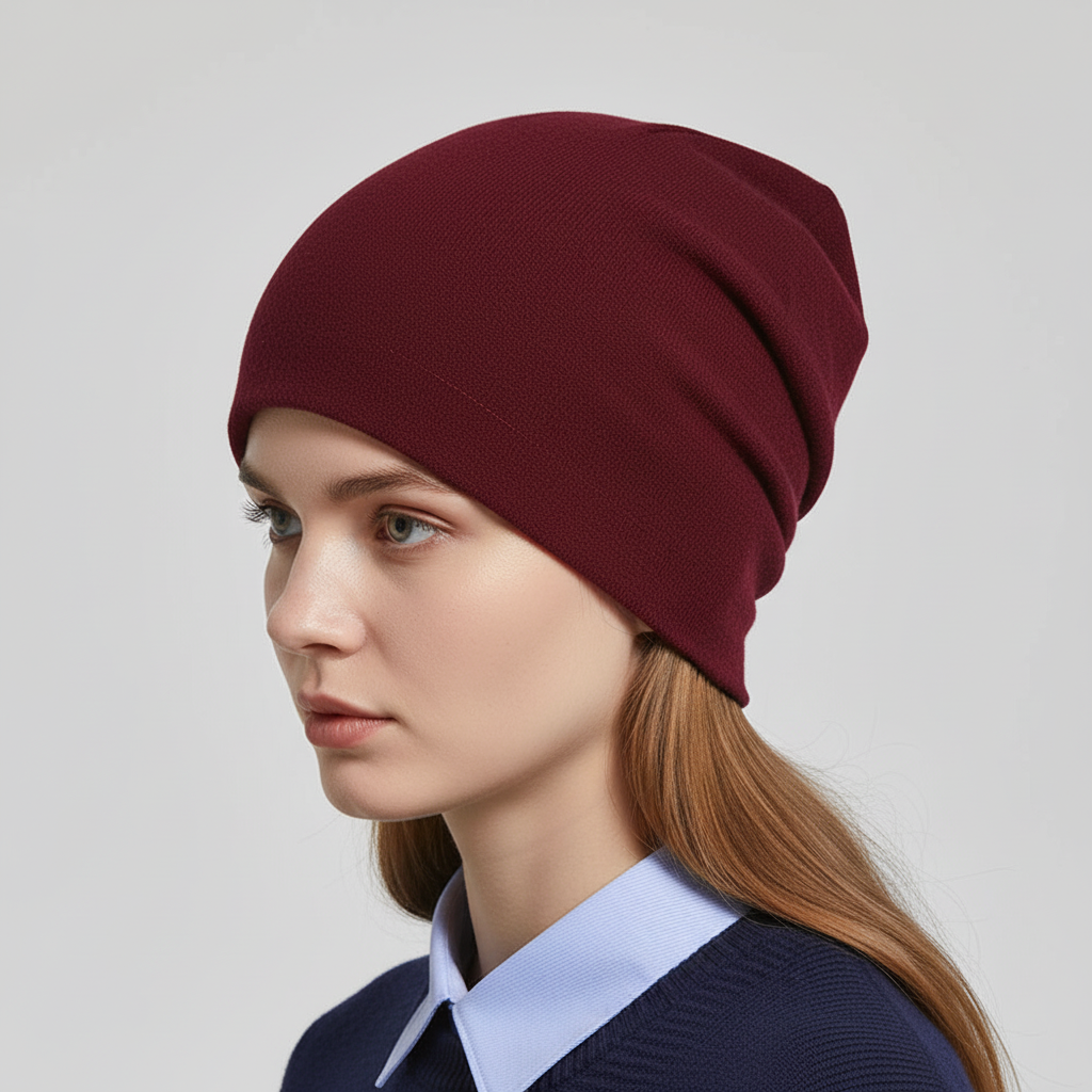 Unisex Mütze Beanie im Strick-Look für Winter und Herbst, in verschiedenen Farben