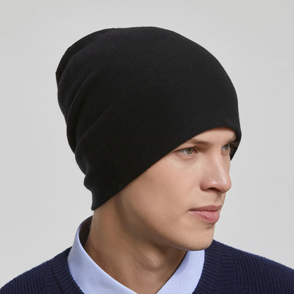 Unisex Mütze Beanie im Strick-Look für Winter und Herbst, in verschiedenen Farben