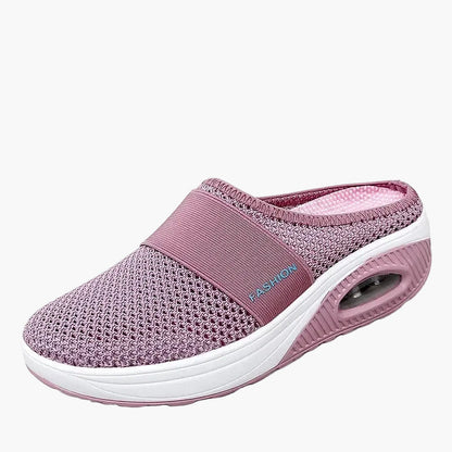 Damen Bequeme Orthopädische Slipper mit Luftkissen – Atmungsaktive Hausschuhe für Alltag und Freizeit