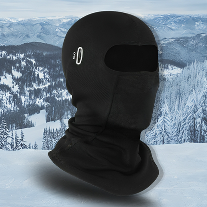 Schwarze Sturmhaube mit Netz und weicher Innenseite für Outdoor-Aktivitäten
