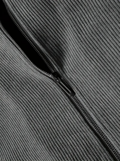 Herren Freizeitjacke mit Stehkragen – Warmes Design für Herbst & Winter