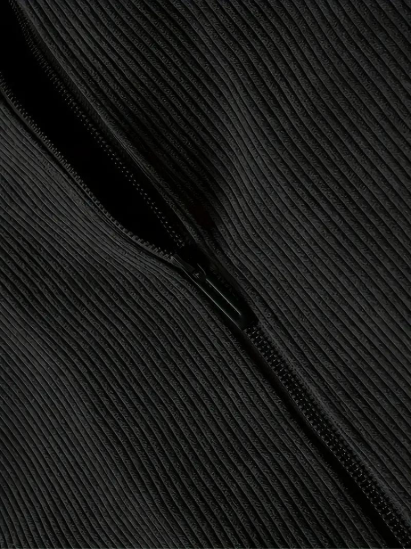 Herren Freizeitjacke mit Stehkragen – Warmes Design für Herbst & Winter