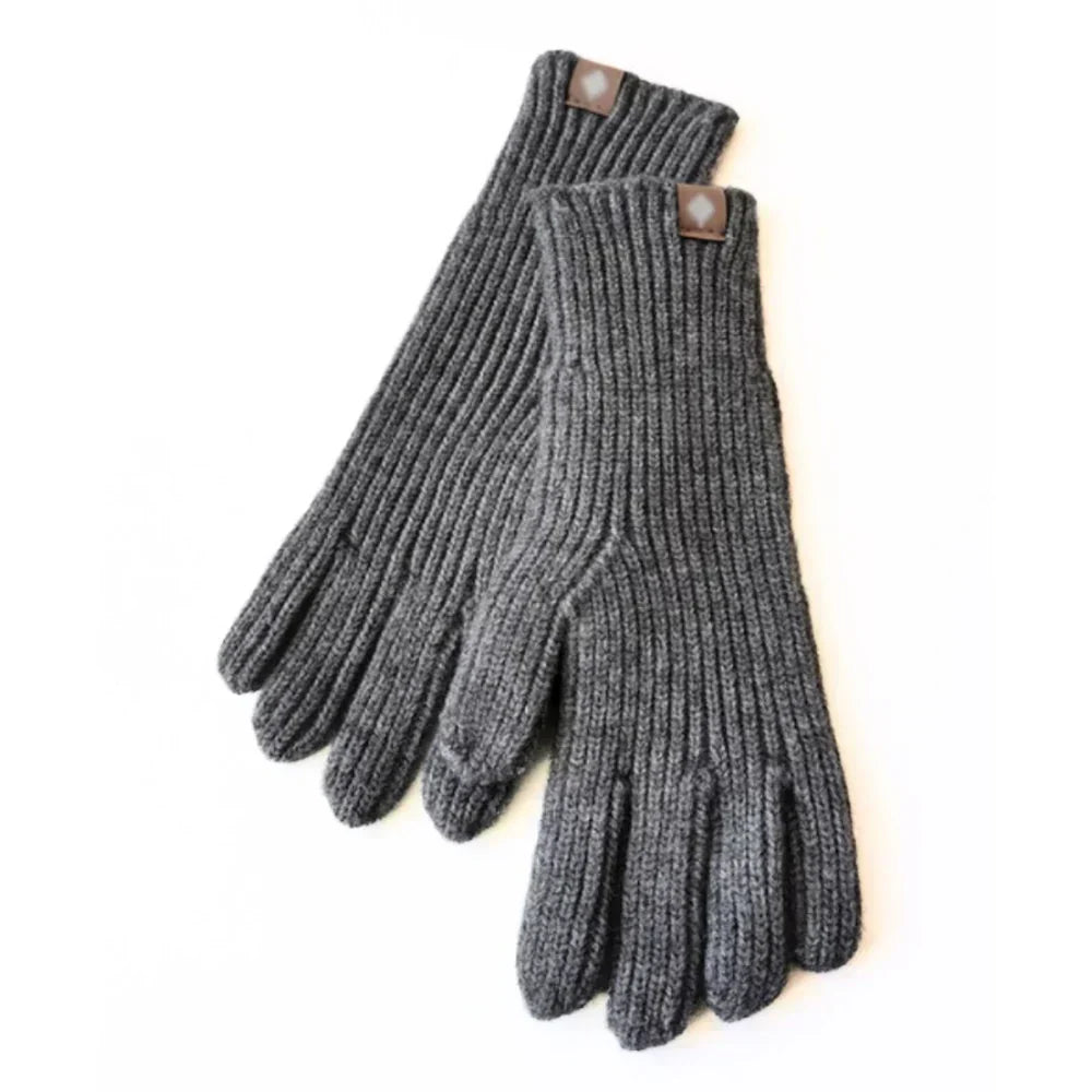 Unisex Strickhandschuhe Gerippt Warm Winter Handschuhe mit Etikett