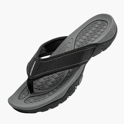 Herren Zehentrenner-Sandalen mit Fußgewölbestütze – Sportlich & Orthopädisch, Ideal für Alltag, Strand und Outdoor