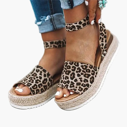 Damen Espadrille Plateau-Sandalen mit Knöchelriemen – Modische Sommerschuhe für Alltag und Urlaub