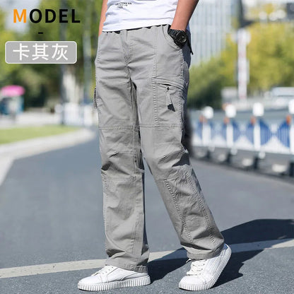 Herren Freizeithose mit Gummibund lockere Passform