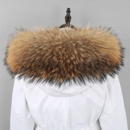 Damen Winterparka Lang mit Kapuze und Fellkragen, gefüttert, in verschiedenen Farben