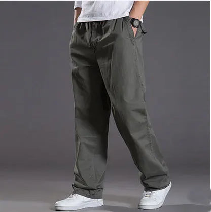 Freizeithose mit Gummibund lockerer Schnitt Herren
