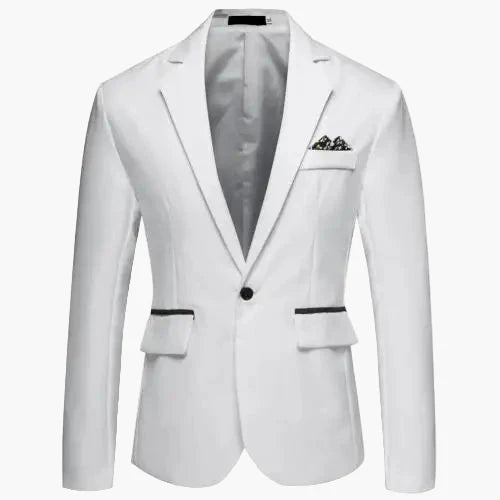 Herren Blazer Slim Fit Sakko – Eleganter Business & Party Anzugjacke, Modernes Design
