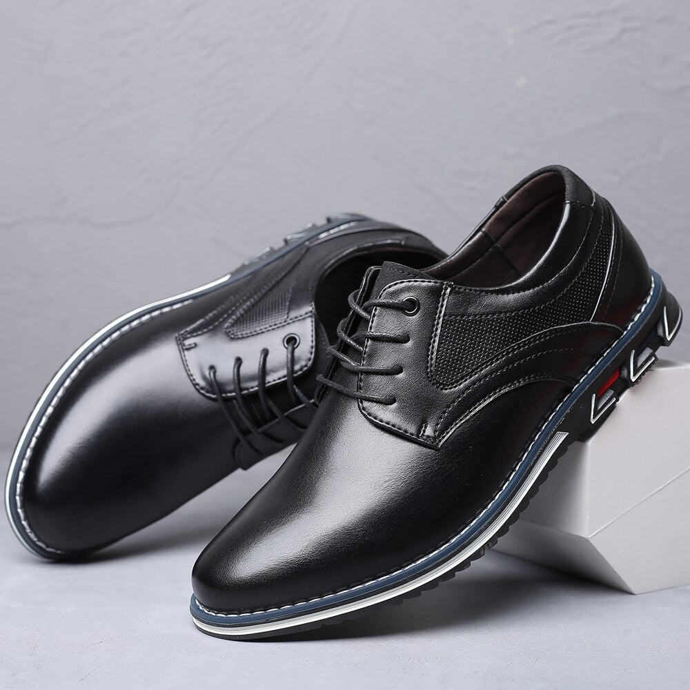 Herren Business Freizeitschuhe – Elegante Orthopädische Schnürschuhe für Alltag und Büro