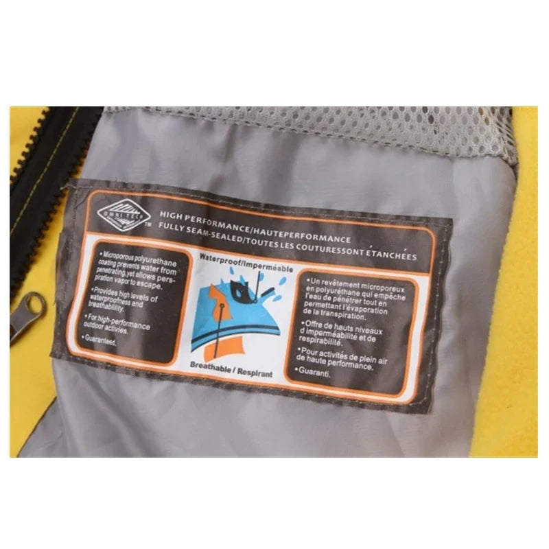Damen 3-in-1 Outdoor Jacke Wasserdicht mit Kapuze & Fleecejacke