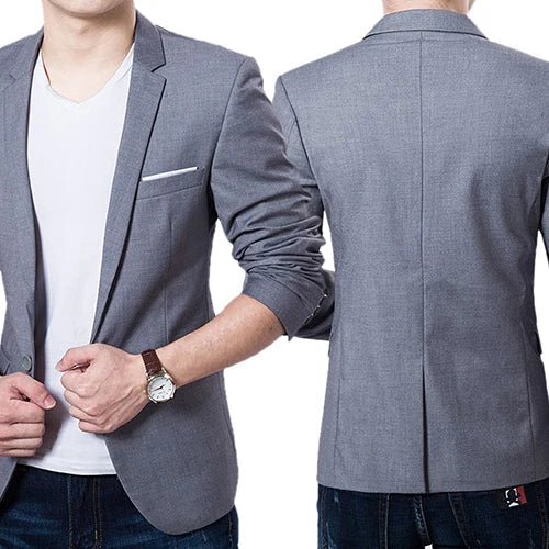 Herren Blazer Slim Fit – Eleganter Freizeit- und Business-Sakko für moderne Outfits