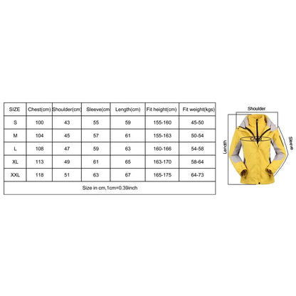 Damen 3-in-1 Outdoor Jacke Wasserdicht mit Kapuze & Fleecejacke