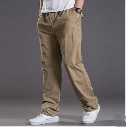 Freizeithose mit Gummibund lockerer Schnitt Herren