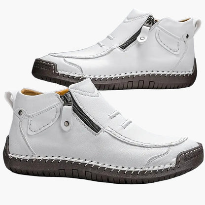Herren Mokassin-Stiefel für Alltag und Freizeit, ergonomisches Design, bequeme Slipper mit Reißverschluss