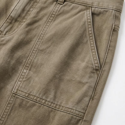 Damen Cargohose mit hoher Taille und Seitentaschen
