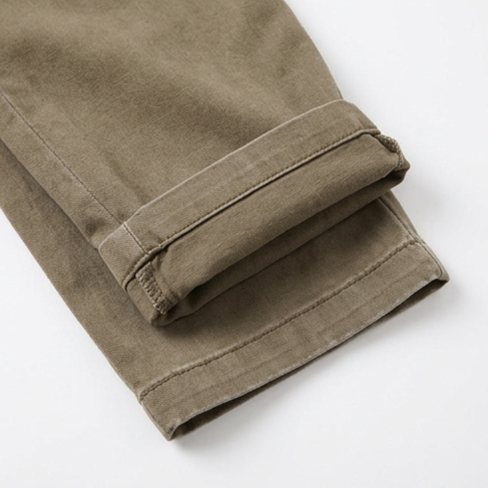 Damen Cargohose mit hoher Taille und Seitentaschen