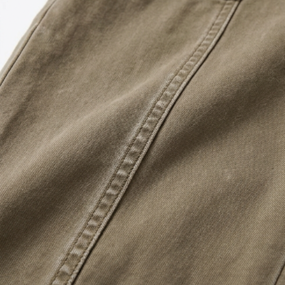 Damen Cargohose mit hoher Taille und Seitentaschen