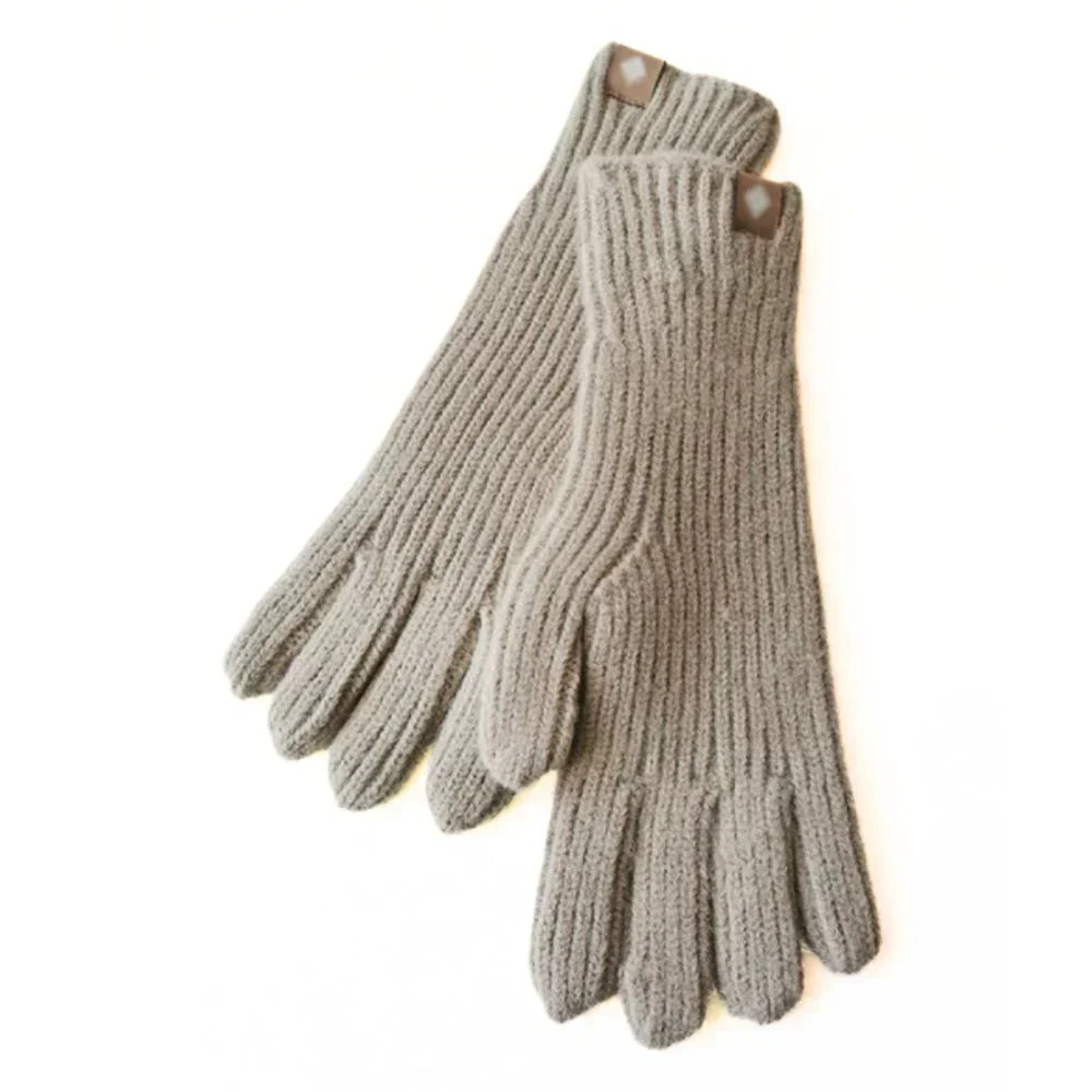Unisex Strickhandschuhe Gerippt Warm Winter Handschuhe mit Etikett