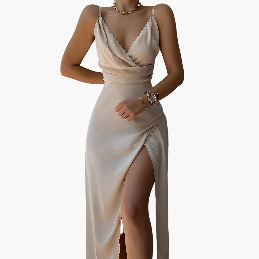 Elegantes Damen-Abendkleid mit Beinschlitz