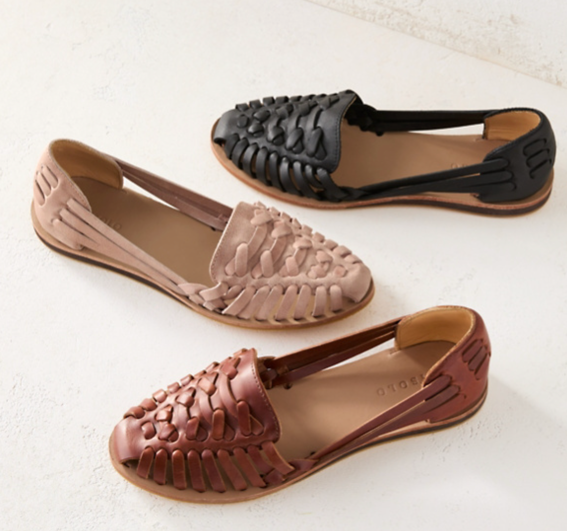 Damen Huarache Slipper – Handgeflochtene Sommerslipper für Alltag und Freizeit