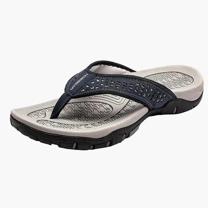 Herren Zehentrenner-Sandalen mit Fußgewölbestütze – Sportlich & Orthopädisch, Ideal für Alltag, Strand und Outdoor