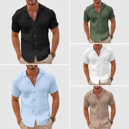 Herren Freizeit Kurzarm Hemd – Modernes Sommer Design für stilbewusste Männer