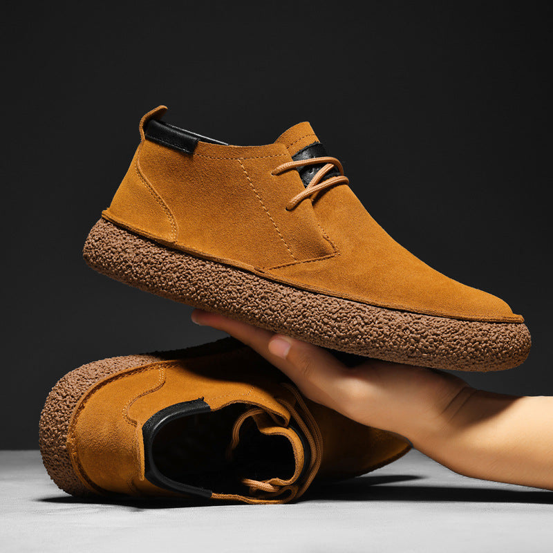 Herren Mid-Top Freizeitschuhe mit Schnürung – Stilvolle Alltagsschuhe für moderne Männer