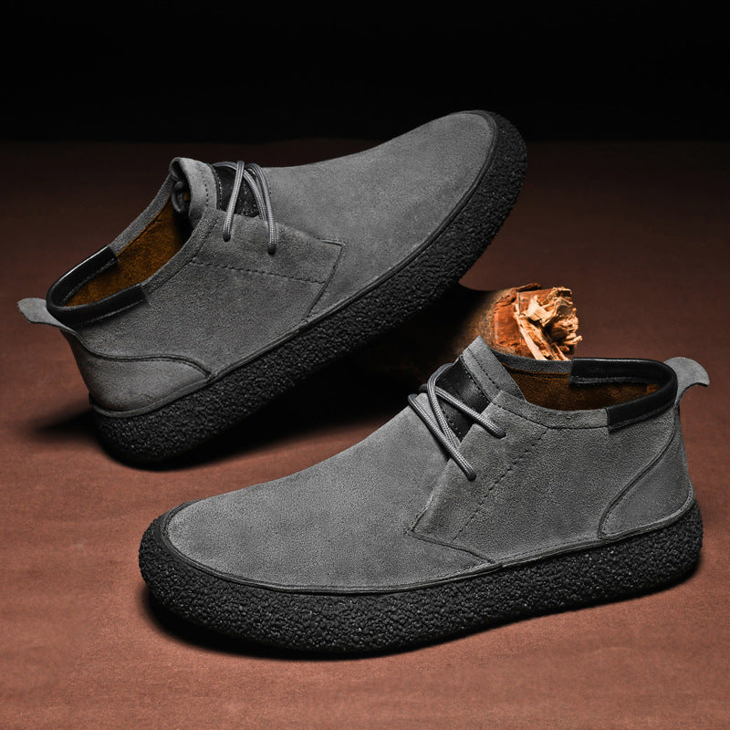 Herren Mid-Top Freizeitschuhe mit Schnürung – Stilvolle Alltagsschuhe für moderne Männer