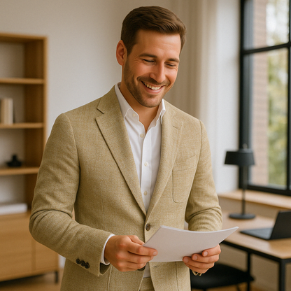 Men’s Elegante Business Anzug für formelle Anlässe