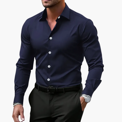 Herren Hemd im Slim-Fit Design mit klassischem Kragen