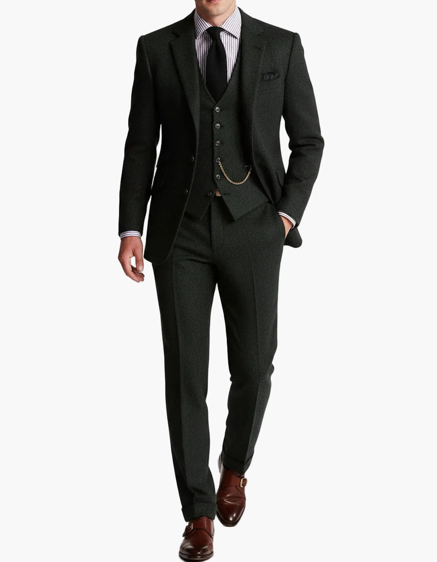 Herren Dreiteiler im Heritage-Look – Eleganter Anzug für gehobene Anlässe