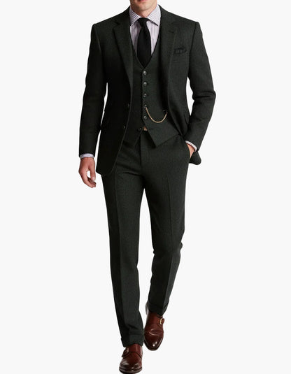 Herren Dreiteiler im Heritage-Look – Eleganter Anzug für gehobene Anlässe