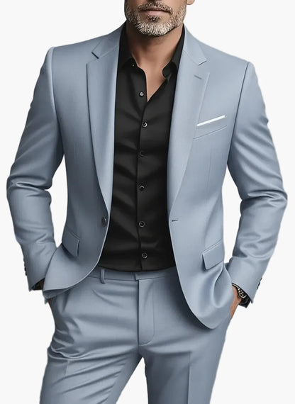 Herren Anzug Zwei-Teiler Slim Fit Modern Business & Abendmode
