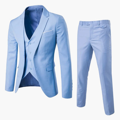 Herren Dreiteiler im Slim-Fit Design – Moderner Anzug für festliche Anlässe und Business