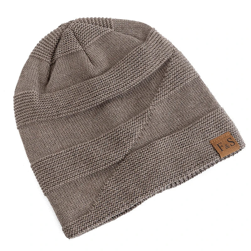 Slouch Beanie Strickmütze mit weichem Innenfutter