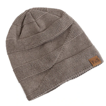 Slouch Beanie Strickmütze mit weichem Innenfutter