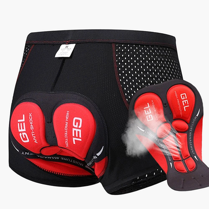 Herren Fahrradhose mit 5D-Gel-Polster – Atmungsaktive, stoßdämpfende Radunterhose für Mountainbike, Rennrad & Pendler