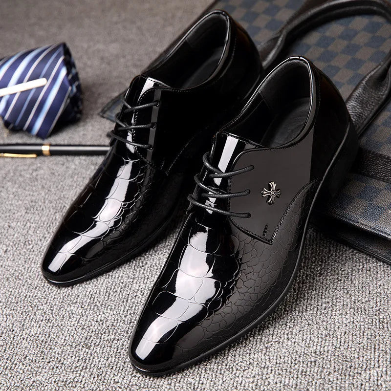 Herren Business Oxford Schuhe – Elegante Spitzkappe für formelle Anlässe