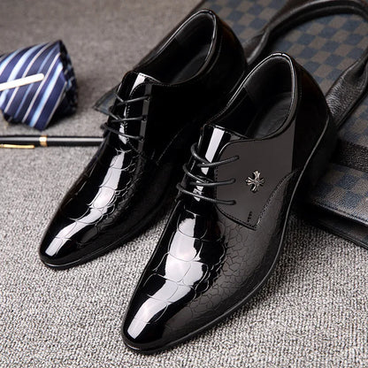 Herren Business Oxford Schuhe – Elegante Spitzkappe für formelle Anlässe