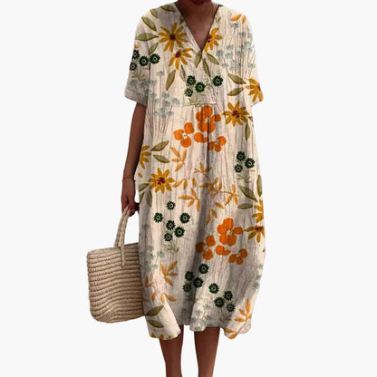 Women’s Sommerkleid mit floralem Design für Freizeit & Urlaub