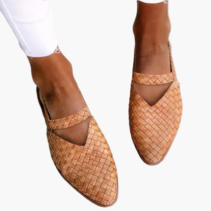 Damen Komfort-Sommersandalen mit orthopädischer Unterstützung – Flechtoptik für Alltag und Freizeit