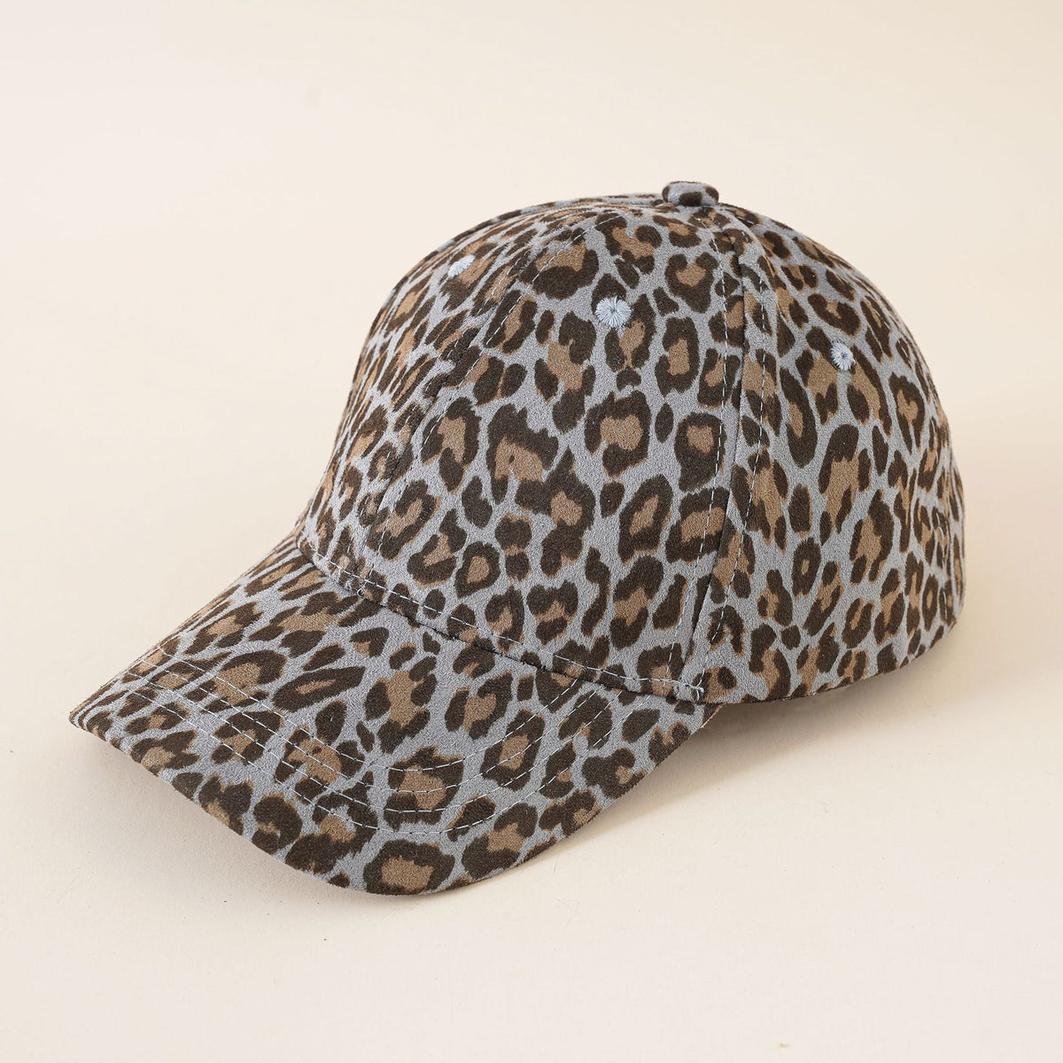 Baseballkappe mit Leopardenmuster, verstellbare Schirmmütze für Damen