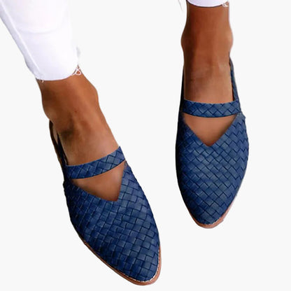 Damen Komfort-Sommersandalen mit orthopädischer Unterstützung – Flechtoptik für Alltag und Freizeit