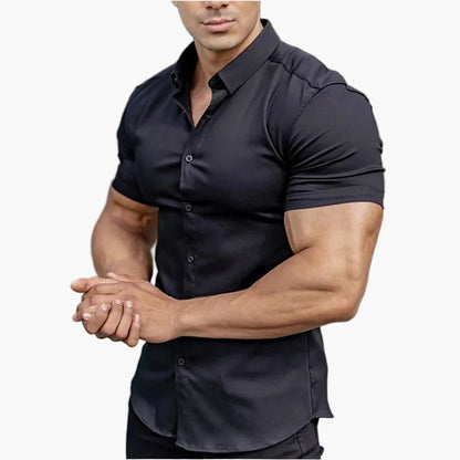 Herren Kurzarmhemd im Slim-Fit Design – Sportlich-elegantes Hemd für Freizeit und Business