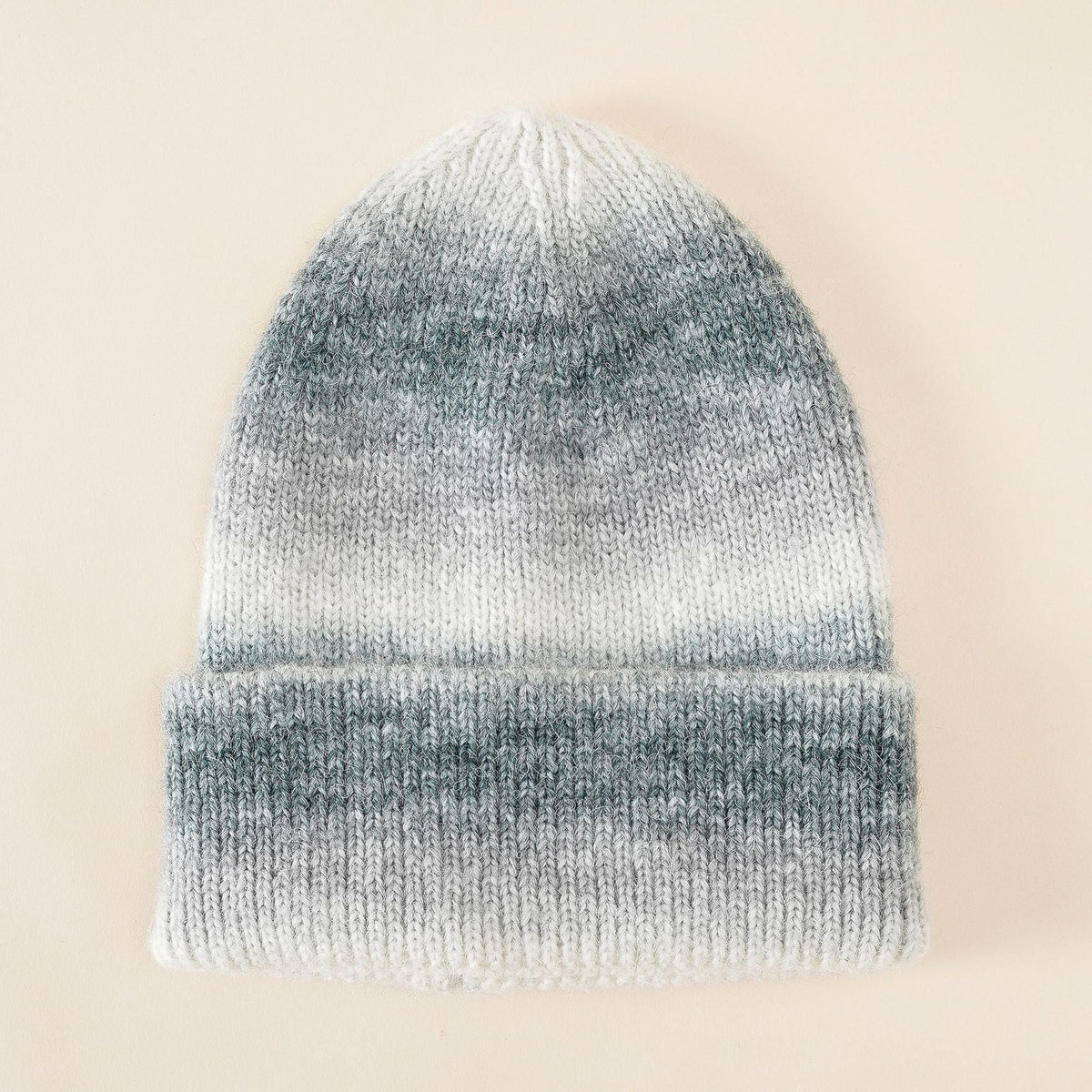 Mütze Strickmütze Beanie Melange Farbverlauf