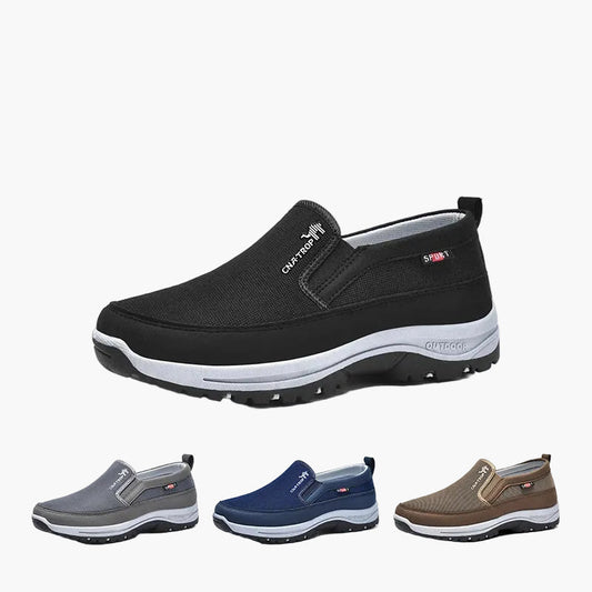 Herren Ortho Komfort Slip-On-Schuhe – Ortopädische Freizeitschuhe für Alltag & Spaziergänge