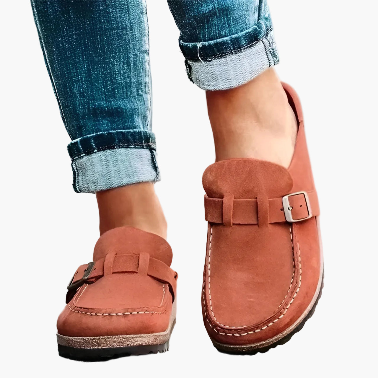 Damen Orthopädische Slip-On Pantoletten – Komfort Gesundheitsschuhe für Alltag und Freizeit