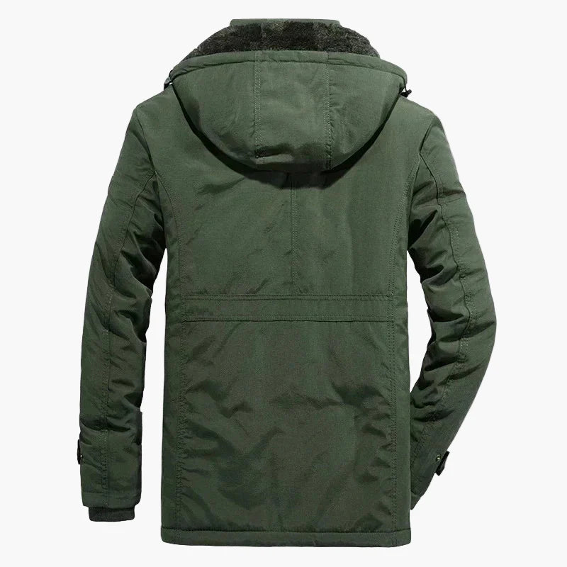 Herren Winterjacke Outdoor Parka Warm Gefüttert mit Kapuze – Lässiger Stil für kalte Tage