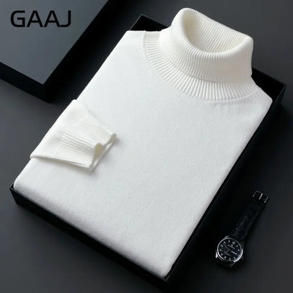 Rollkragenpullover für Herren, Feinstrick